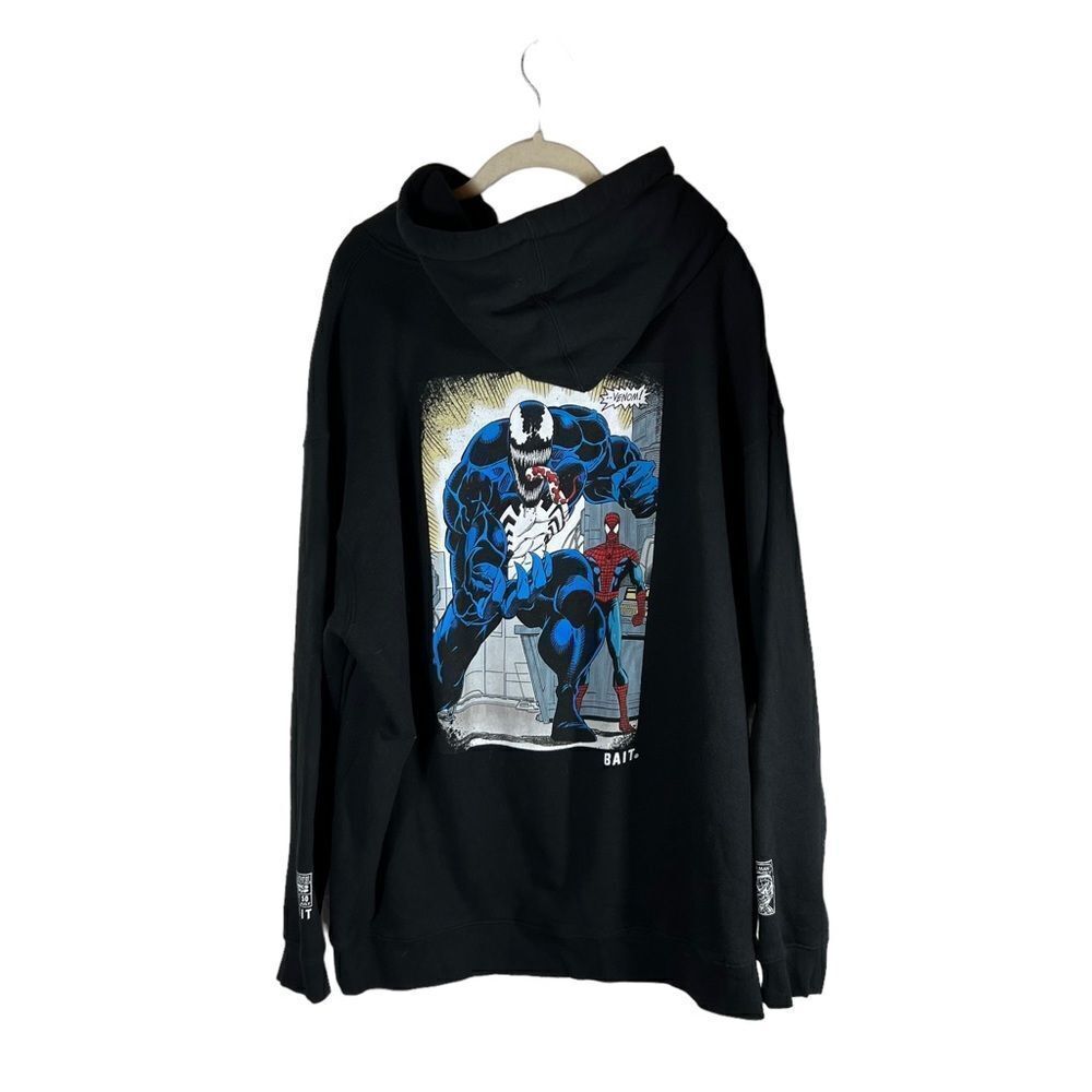 Bait x Marvel Men’s Venom Stance Black Graphic Hoodie
